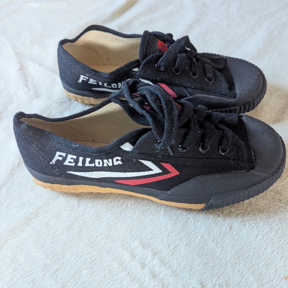 Feilong Martial Arts Shoes Canvas Sneakers Kung Fu Training Sz4.5